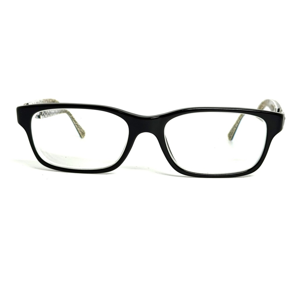 Coach HC 6052 Fannie Black Signature C Eyeglass Frames 52-16-135